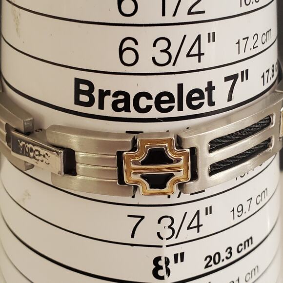 Sabona Men's Cross Bracelet‎ Stainless Steel Black Cable Magnetic Original Box - Picture 6 of 11